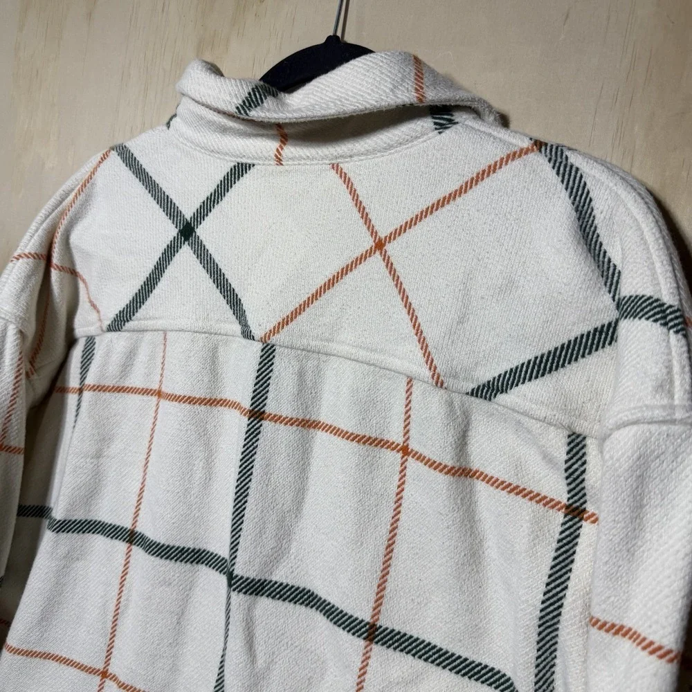Goodfellow Flannel Shirt Jacket XL‎ Plaid Button Front Shacket Men